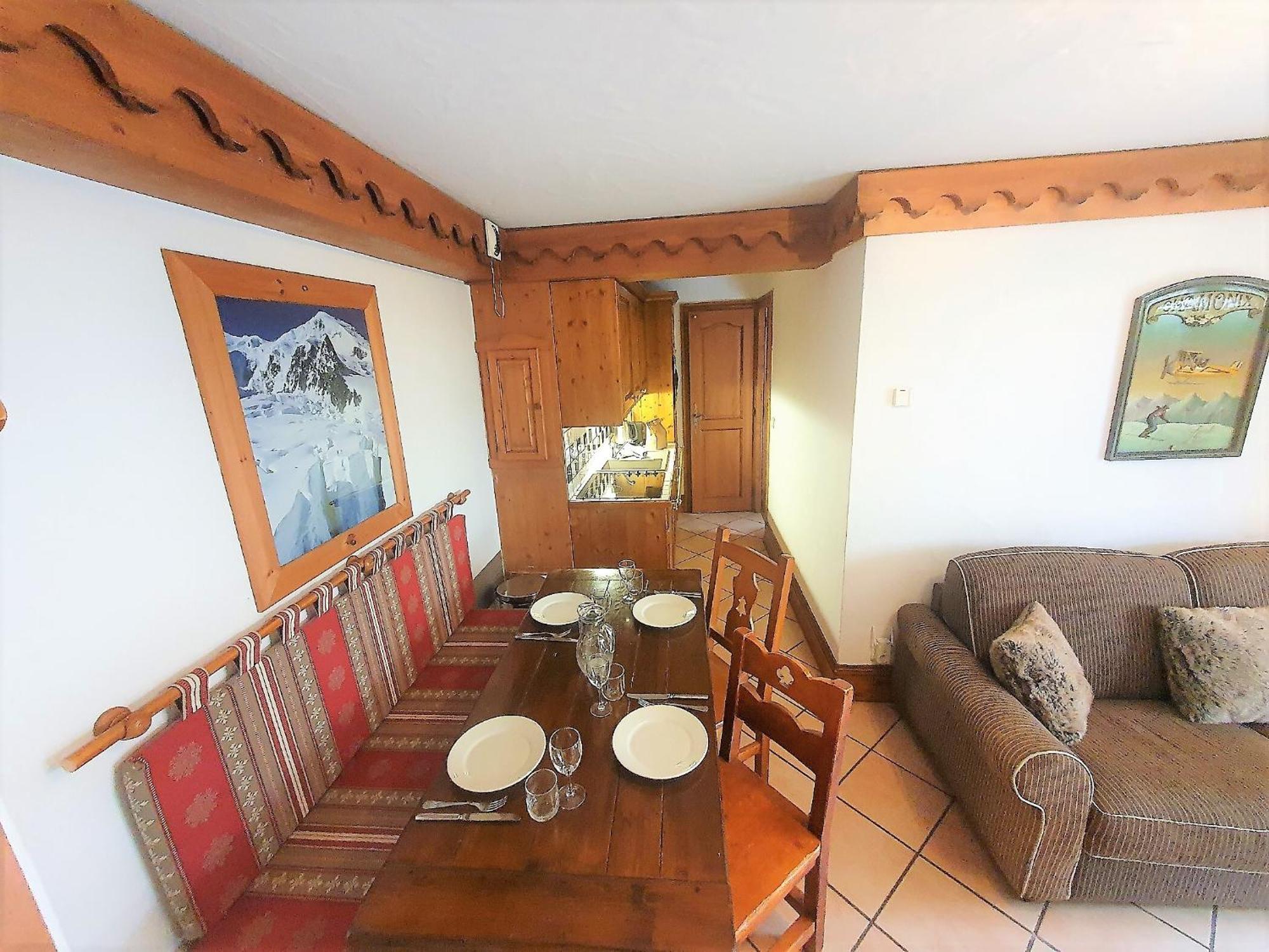 La Ginabelle Vue Montblanc 4 Personnes Apartment Шамони Екстериор снимка